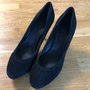 Nine West Velvet Suede Heels